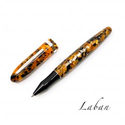 臺灣 LABAN 高級樹脂  鋼珠筆 （琥珀）