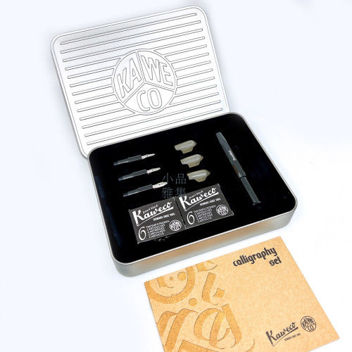 德國 Kaweco sport 藝術筆尖禮盒組(黑色款新包裝)可加購短鋼皮套