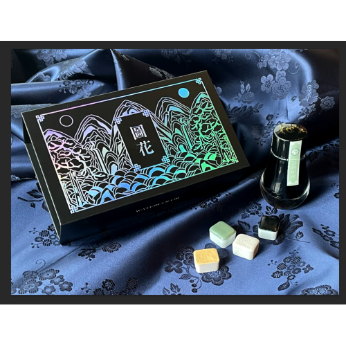 韓國 Dominant Industry 25ml 墨水 『圖花』高麗秘色 塊狀水彩禮盒組 （兩種規格）