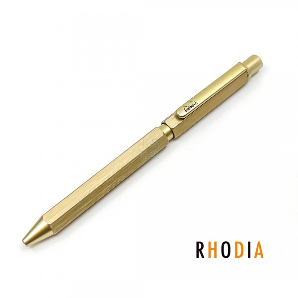 Rhodia scRipt Multi Pen 多功能筆 三用原子筆（二色原子筆＋自動鉛筆）香檳金
