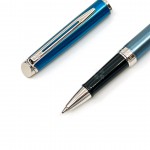 法國 WATERMAN  雋雅 25週年  HÉMISPHÈRE 25th  特別版 撞色 鋼珠筆 （藍色）