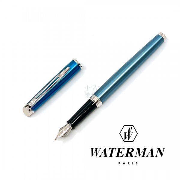 法國 WATERMAN  雋雅 25週年  HÉMISPHÈRE 25th  特別版 撞色 鋼筆 （藍色）