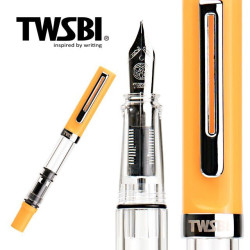 臺灣 TWSBI 三文堂 ECO-T 三角握位 活塞鋼筆(杏黃色) 臺灣 TWSBI 三文堂 ECO-T 三角握位 活塞鋼筆(杏黃色)
