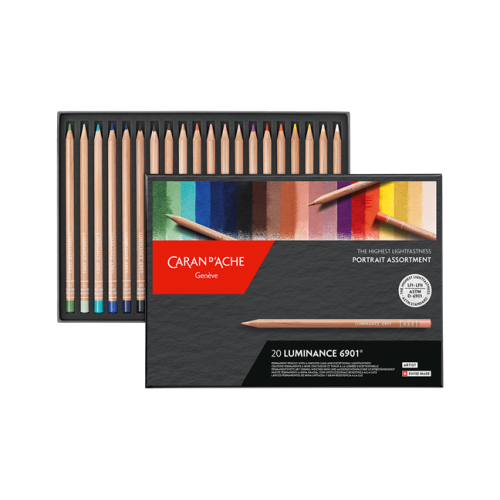 瑞士卡達 Caran d'AcheLUMINANCE 極致專家級油性色鉛筆 20色(6901.920人物色系)