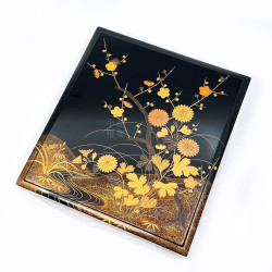 =極美古物= 塗漆 日式漆器 梅蘭竹菊 8支入 高蒔繪 筆盒 =極美古物= 塗漆 日式漆器 梅蘭竹菊 8支入 高蒔繪 筆盒