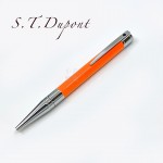 法國 S.T. Dupont 都彭 D-Initial 系列 原子筆（亮鉻橘桿）