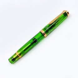 德國 Pelikan 百利金 18K金  SOUVERÄN M800 GREEN DEMONSTRATOR 限量 透明綠示範鋼筆 德國 Pelikan 百利金 18K金  SOUVERÄN M800 GREEN DEMONSTRATOR 限量 透明綠示範鋼筆