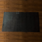 小品雅集訂製 真皮 寫字墊 （黑色大）