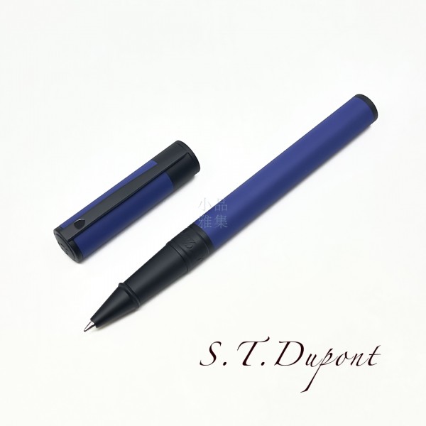 法國 S.T. Dupont 都彭 D-Initial 絲絨系列 鋼珠筆（海洋藍）