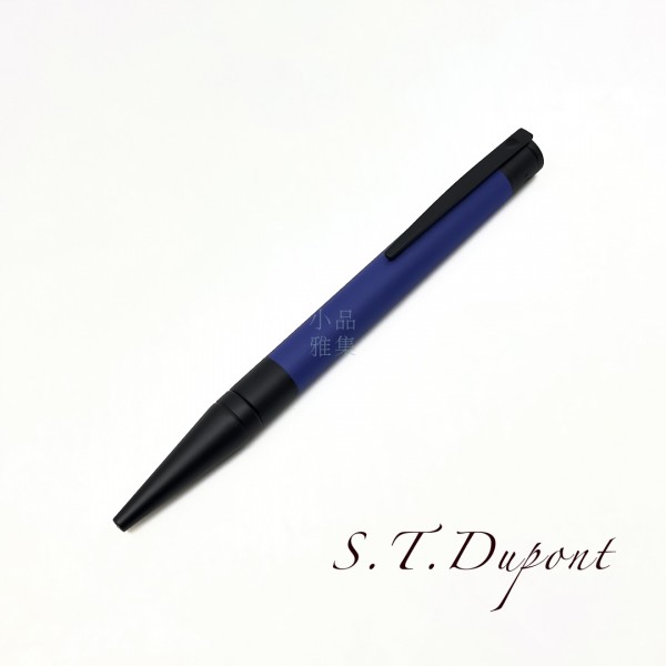 法國 S.T. DUPONT 都彭 D-Initial 絲絨系列 原子筆（海洋藍）