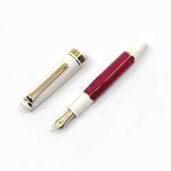 日本 Sailor 寫樂 Professional Gear Slim Mini 14K Rencontre 鋼筆（Bordeaux Fonce 醇酒紅）