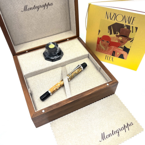 『 預購品 』義大利 Montegrappa 萬特佳 限量 Nazionale Flex 彈性尖鋼筆(印度彩虹)