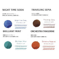 日本 寺西化學工業 大正浪漫系列  40ml 鋼筆墨水 （第四代新四色）