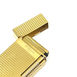 (預購商品。歡迎私訊)法國 S.T. DUPONT 都彭新款 LE Grand 系列 鑽石紋  打火機 (金黃) (預購商品。歡迎私訊)法國 S.T. DUPONT 都彭新款 LE Grand 系列 鑽石紋  打火機 (金黃)