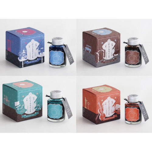 日本 寺西化學工業 大正浪漫系列  40ml 鋼筆墨水 （第四代新四色）