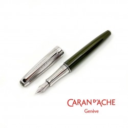 瑞士卡達Caran d'Ache Leman 利曼 18k金 鋼筆（ Terre d’Ombre 卡其綠）