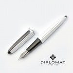 德國 DIPLOMAT 迪波曼 AERO 太空梭 鋼筆（珠光白 不銹鋼尖）
