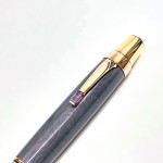 德國 MONTBLANC 萬寶龍 BOHÈME 波西米亞 金屬灰 紫水晶 原子筆（103397）