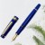 風華再現：經典永生629型號，''平頂''造型樹脂桿鋼筆，體驗14K金筆尖的書法之美（心跳尖）寶石藍