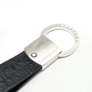 德國 Montblanc 萬寶龍 珠寶系列 萬寶龍經典標識壓紋 真皮鑰匙扣 (黑色8632) 德國 Montblanc 萬寶龍 珠寶系列 萬寶龍經典標識壓紋 真皮鑰匙扣 (黑色8632)