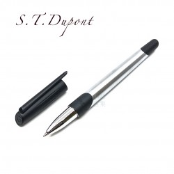 法國 S.T. Dupont 都彭  Defi Millennium 系列 鋼珠筆（髮絲銀霧黑夾）