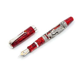 義大利 Montegrappa 萬特佳 十二生肖系列 限量 925純銀 18K 鋼筆(雞) 義大利 Montegrappa 萬特佳 十二生肖系列 限量 925純銀 18K 鋼筆(雞)