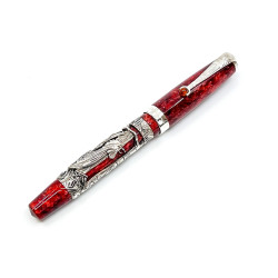 義大利 Montegrappa 萬特佳 十二生肖系列 限量 925純銀 18K 鋼筆(雞) 義大利 Montegrappa 萬特佳 十二生肖系列 限量 925純銀 18K 鋼筆(雞)