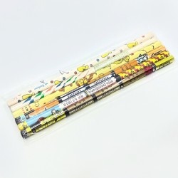 =收藏老庫存= 日本製老款鉛筆 六支組 遊戲＆可愛花紋 （Ａ組）