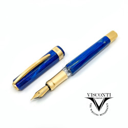 義大利 Visconti Opera Gold 系列 鋼筆(藍金)  義大利 Visconti Opera Gold 系列 鋼筆(藍金)