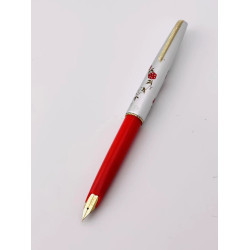 ☆優選短鋼☆ PLATINUM 白金 短鋼 14K 細字 1980年代 小巧玲瓏 #3992 ☆優選短鋼☆ PLATINUM 白金 短鋼 14K 細字 1980年代 小巧玲瓏 #3992