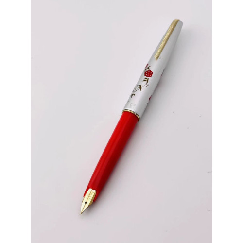 ☆優選短鋼☆ PLATINUM 白金 短鋼 14K 細字 1980年代 小巧玲瓏 #3992