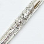 英國 YARD-O-LED 限量 虎年特別款  925純銀 18K 鋼筆 