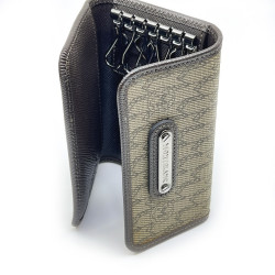 德國 Montblanc 萬寶龍 摩卡色 萬寶龍印製花紋 小牛皮 六環鑰匙包 (107786) 德國 Montblanc 萬寶龍 摩卡色 萬寶龍印製花紋 小牛皮 六環鑰匙包 (107786)