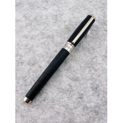 ☆中古美品☆ 法國 S.T. DUPONT LINE D 18K 鱷魚皮 鋼筆  限量釋出 