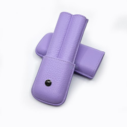 法國 S.T. Dupont 都彭 雪茄套 兩支裝 真皮 筆套 (丁香紫) 法國 S.T. Dupont 都彭 雪茄套 兩支裝 真皮 筆套 (丁香紫)