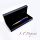 法國 S.T. Dupont 都彭 Defi Milenium & PARTAGAS LINEA MAESTRA 聯名 原子筆（藍）