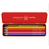 瑞士卡達 CARAN D'ACHE ©KEITH HARING 藝術家特別版 10色水溶性色鉛筆+1記號筆組 瑞士卡達 CARAN D'ACHE ©KEITH HARING 藝術家特別版 10色水溶性色鉛筆+1記號筆組