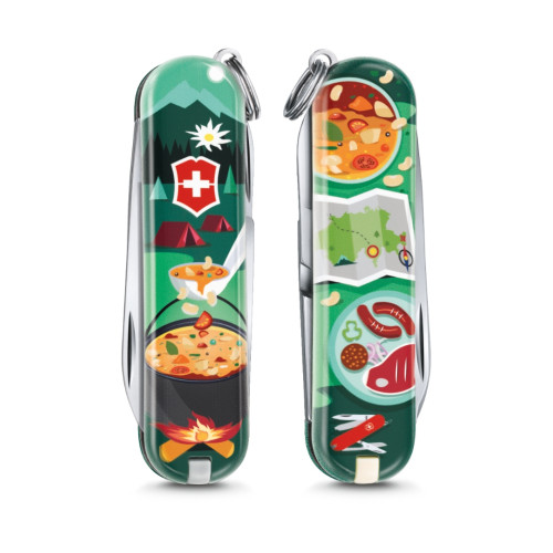 瑞士 VICTORINOX 7功能 2019 年 Classic 小型袋裝瑞士刀 限量版（山林野餐）