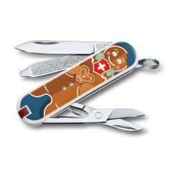 瑞士 VICTORINOX 7功能 2019 年 Classic 小型袋裝瑞士刀 限量版（薑餅人）