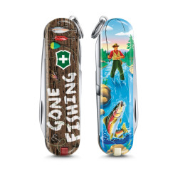 瑞士 VICTORINOX 7功能 2020 年 Classic 小型袋裝瑞士刀 限量版（釣魚）