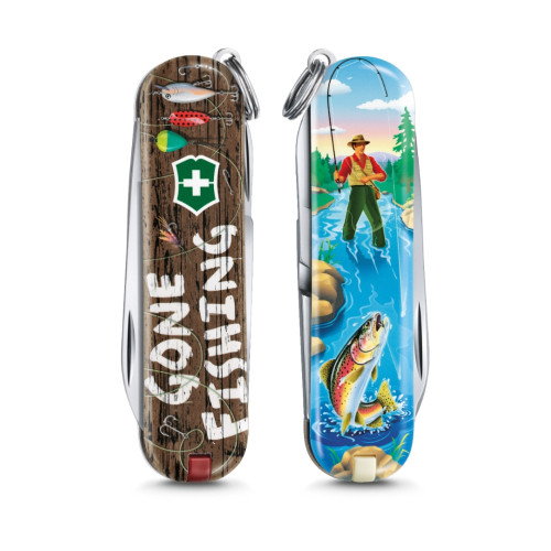 瑞士 VICTORINOX 7功能 2020 年 Classic 小型袋裝瑞士刀 限量版（釣魚）
