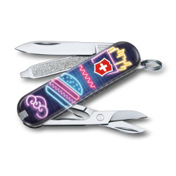 瑞士 VICTORINOX 7功能 2019 年 Classic 小型袋裝瑞士刀 限量版（漢堡餐館）