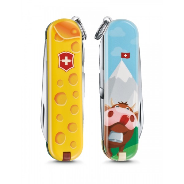 瑞士 VICTORINOX 7功能 2019 年 Classic 小型袋裝瑞士刀 限量版（阿爾卑斯山乳酪）