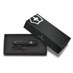 瑞士 VICTORINOX 13功能瑞士刀 Spartan Onyx Black 極黑特別版 中型袋裝刀