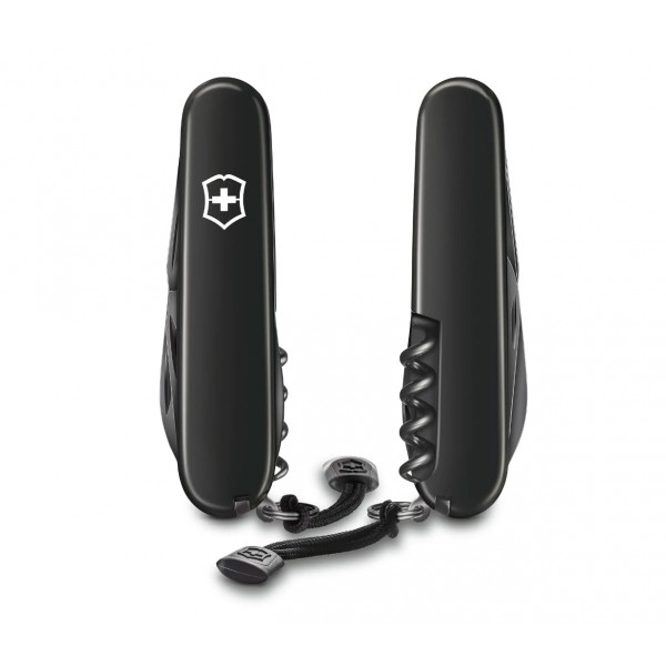 瑞士 VICTORINOX 13功能 Spartan Onyx Black 極黑特別版 中型袋裝刀