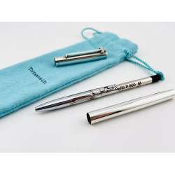 ☆典藏老筆☆ TIFFANY & CO. 925純銀 原子筆