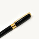 法國 S.T. Dupont 都彭 LINE D MEDIUM  麗雅黑桿金夾 鋼珠筆 (小款）412574