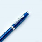 CROSS 高仕 高雲系列 鋼筆（藍亮漆銀夾）