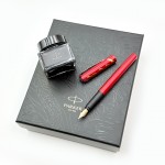 派克 Parker 威雅XL系列  2024年 御龍特別版鋼筆 墨水禮盒組（紅金）