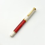 德國 Pelikan 百利金 14K金 M600 限量款 Red-White 紅白條 鋼筆